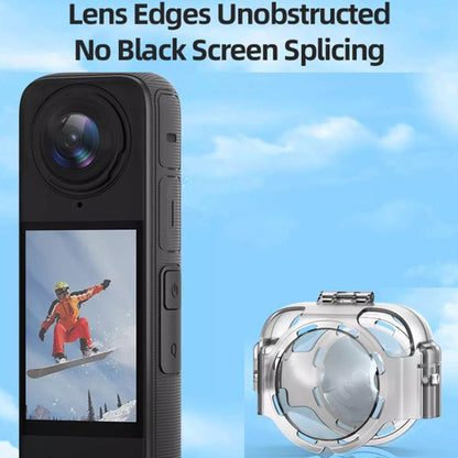 For Insta360 X4 HEPAIL AC37 Lens Anti - fog Snap - on Protective Mirror Front and Rear Lens Protectors, AC37 - ORIWHIZDJI & Insta360 AccessoriesHEPAILInsta360 X Series