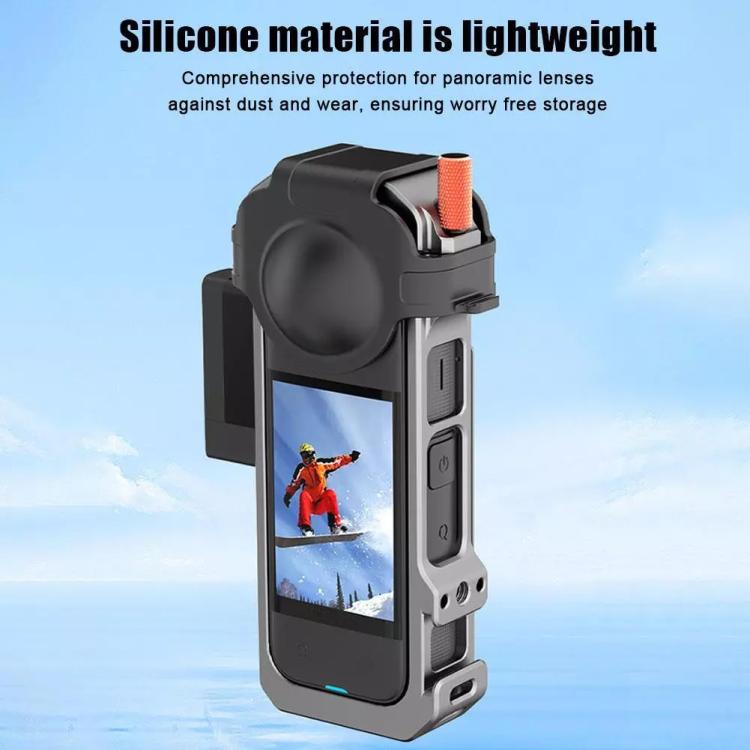 For Insta360 X4 HEPAIL Metal Heat Dissipation Magnetic Rabbit Cage, 0104 - ORIWHIZDJI & Insta360 AccessoriesHEPAILInsta360 X Series