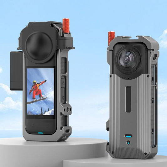 For Insta360 X4 HEPAIL Metal Heat Dissipation Magnetic Rabbit Cage, 0104 - ORIWHIZDJI & Insta360 AccessoriesHEPAILInsta360 X Series