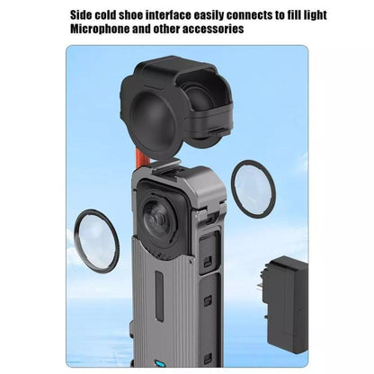 For Insta360 X4 HEPAIL Metal Heat Dissipation Magnetic Rabbit Cage, 0104 - ORIWHIZDJI & Insta360 AccessoriesHEPAILInsta360 X Series