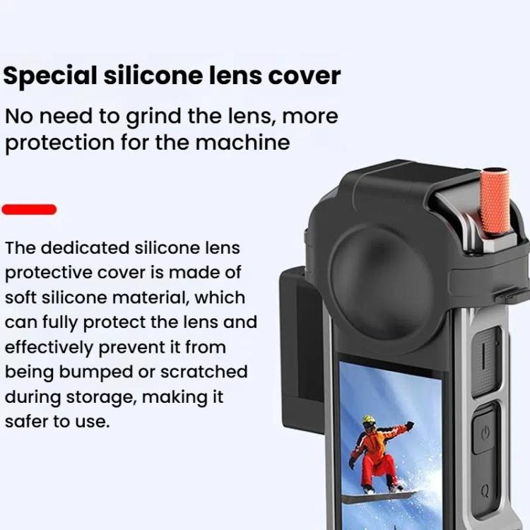 For Insta360 X4 HEPAIL Metal Heat Dissipation Magnetic Rabbit Cage, 0104 - ORIWHIZDJI & Insta360 AccessoriesHEPAILInsta360 X Series