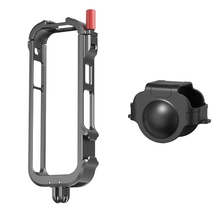 For Insta360 X4 Metal Frame Action Camera Rabbit Cage Expansion Bracket, Metal Frame - ORIWHIZDJI & Insta360 AccessoriesInsta360 X SeriesProtection & Cases