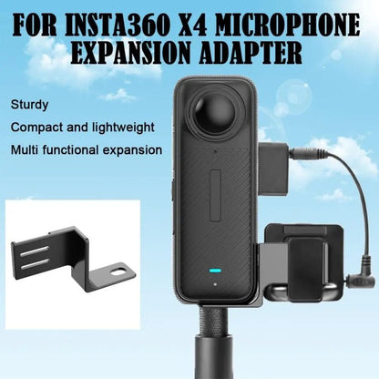 For Insta360 X4 Microphone Extension Adapter Camera Accessories, Microphone Extension - ORIWHIZDJI & Insta360 AccessoriesInsta360 X SeriesMounts