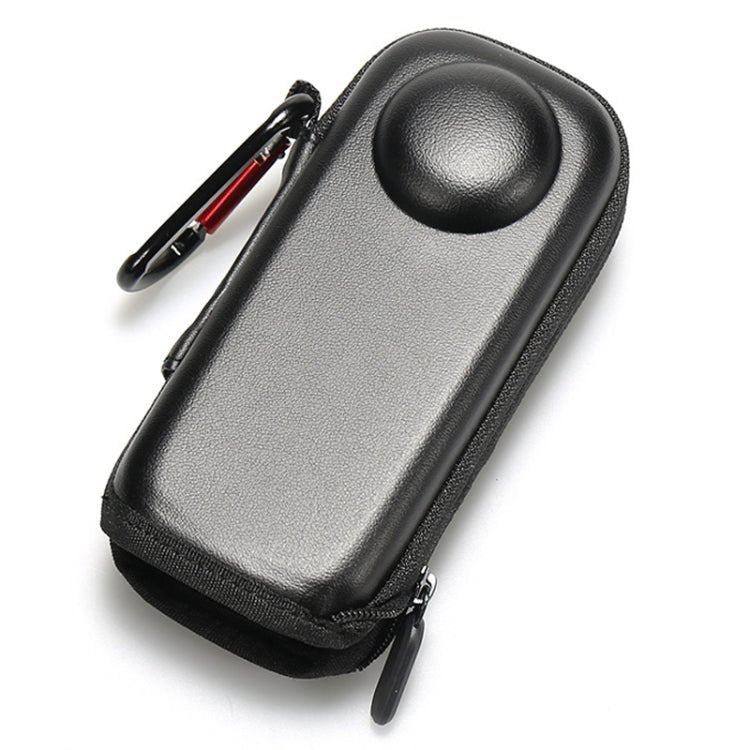 For Insta360 X4 Mini Storage Case PU Bag Sport Camera Protector With Hook, Style 1 - ORIWHIZDJI & Insta360 AccessoriesInsta360 X SeriesProtection & Cases
