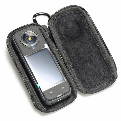 For Insta360 X4 Mini Storage Case PU Bag Sport Camera Protector With Hook, Style 1 - ORIWHIZDJI & Insta360 AccessoriesInsta360 X SeriesProtection & Cases
