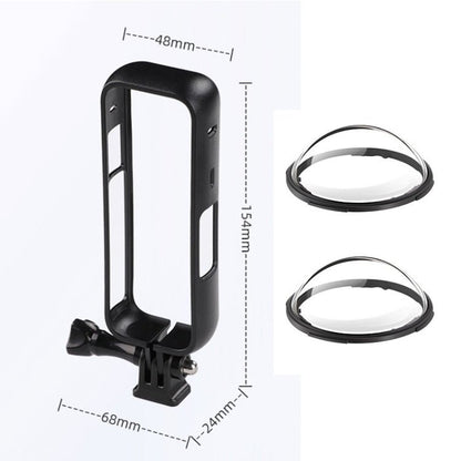 For Insta360 X4 PC Plastic Protective Frame with PC Lens Cover Guard, Frame with PC Lens Cover - ORIWHIZDJI & Insta360 AccessoriesInsta360 X SeriesProtection & Cases