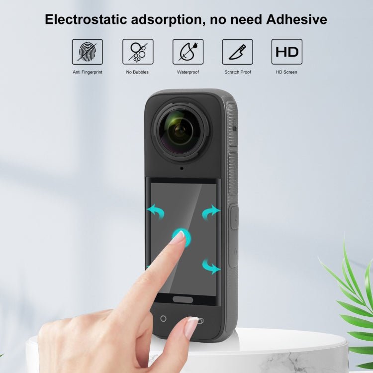 For Insta360 X4 PULUZ 9H 2.5D Curved HD Screen Tempered Glass Film, Screen Film - ORIWHIZDJI & Insta360 AccessoriesInsta360 X SeriesProtection & Cases