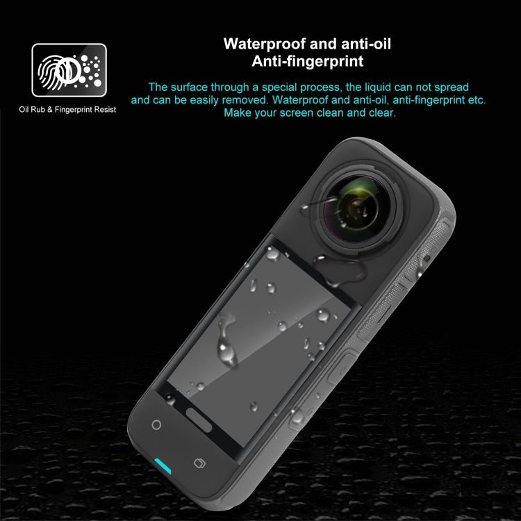 For Insta360 X4 PULUZ 9H 2.5D Curved HD Screen Tempered Glass Film, Screen Film - ORIWHIZDJI & Insta360 AccessoriesInsta360 X SeriesProtection & Cases