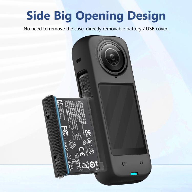 For Insta360 X4 PULUZ Full Body Dust - proof Silicone Protective Case, Protective Case - ORIWHIZDJI & Insta360 AccessoriesInsta360 X SeriesProtection & Cases