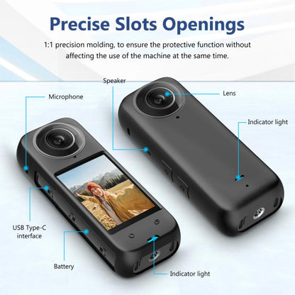 For Insta360 X4 PULUZ Full Body Dust - proof Silicone Protective Case, Protective Case - ORIWHIZDJI & Insta360 AccessoriesInsta360 X SeriesProtection & Cases