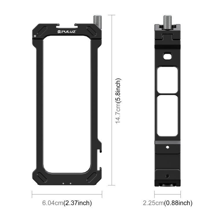 For Insta360 X4 PULUZ Metal Protective Cage Rig Housing Frame with Expand Cold Shoe Base & Tripod Adapter, Cold Shoe Metal Cage - ORIWHIZDJI & Insta360 AccessoriesInsta360 X SeriesProtection & Cases