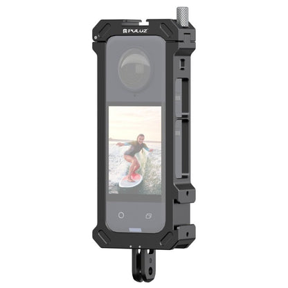 For Insta360 X4 PULUZ Metal Protective Cage Rig Housing Frame with Expand Cold Shoe Base & Tripod Adapter, Cold Shoe Metal Cage - ORIWHIZDJI & Insta360 AccessoriesInsta360 X SeriesProtection & Cases