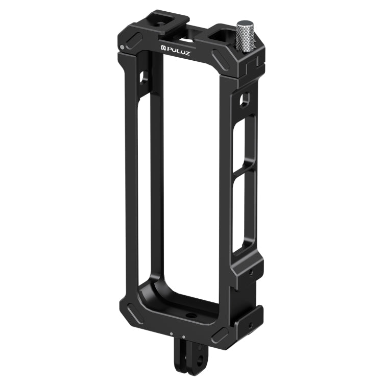 For Insta360 X4 PULUZ Metal Protective Cage Rig Housing Frame with Expand Cold Shoe Base & Tripod Adapter, Cold Shoe Metal Cage - ORIWHIZDJI & Insta360 AccessoriesInsta360 X SeriesProtection & Cases