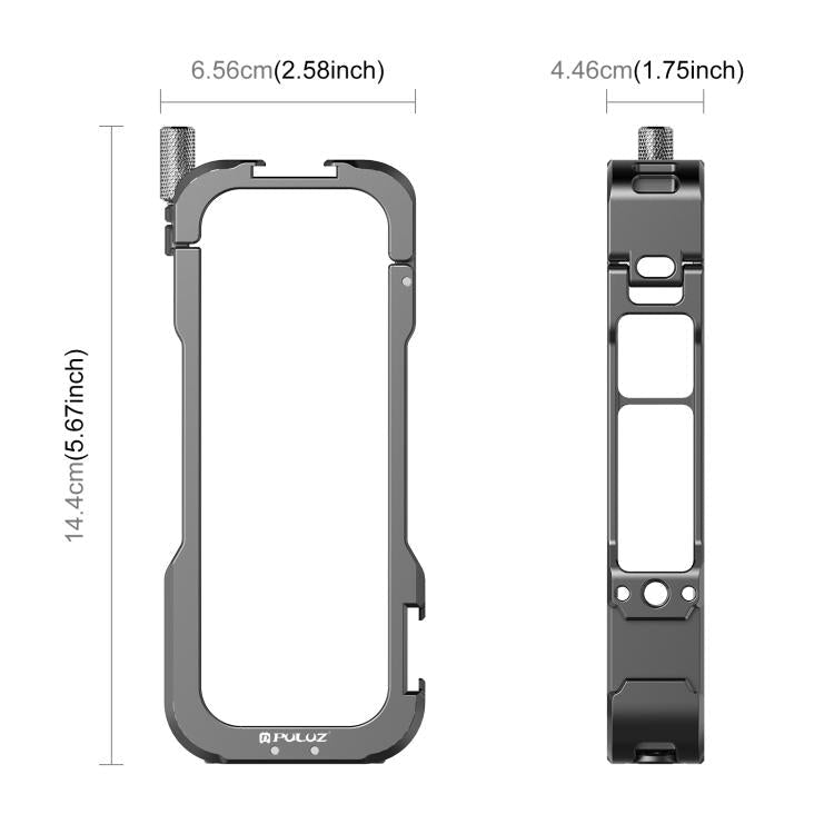 For Insta360 X4 PULUZ Metal Protective Cage Rig Housing Frame with Lens Cover, For Insta360 X4 - ORIWHIZDJI & Insta360 AccessoriesInsta360 X SeriesProtection & Cases