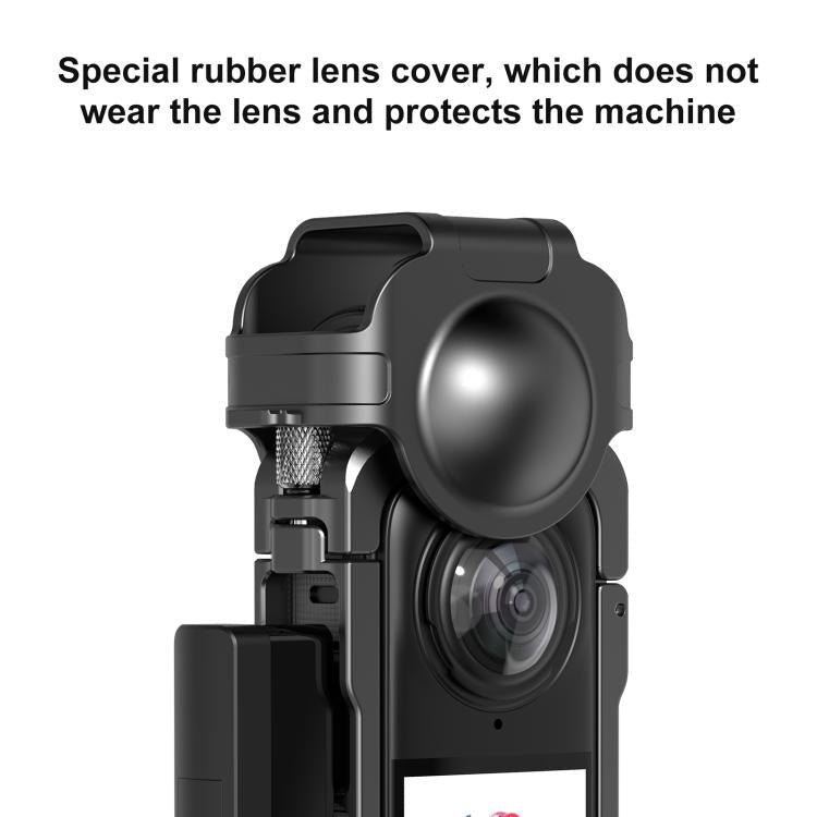 For Insta360 X4 PULUZ Metal Protective Cage Rig Housing Frame with Lens Cover, For Insta360 X4 - ORIWHIZDJI & Insta360 AccessoriesInsta360 X SeriesProtection & Cases