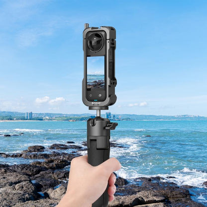 For Insta360 X4 PULUZ Metal Protective Cage Rig Housing Frame with Lens Cover, For Insta360 X4 - ORIWHIZDJI & Insta360 AccessoriesInsta360 X SeriesProtection & Cases