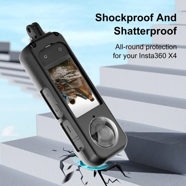 For Insta360 X4 PULUZ Metal Protective Cage Rig Housing Frame with Lens Protector, Metal Housing Frame - ORIWHIZDJI & Insta360 AccessoriesInsta360 X SeriesProtection & Cases