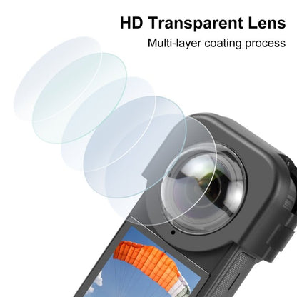 For Insta360 X4 PULUZ Optical Glass Lens Guard Protective Cover, Lens Guard - ORIWHIZDJI & Insta360 AccessoriesInsta360 X SeriesLen Accessories