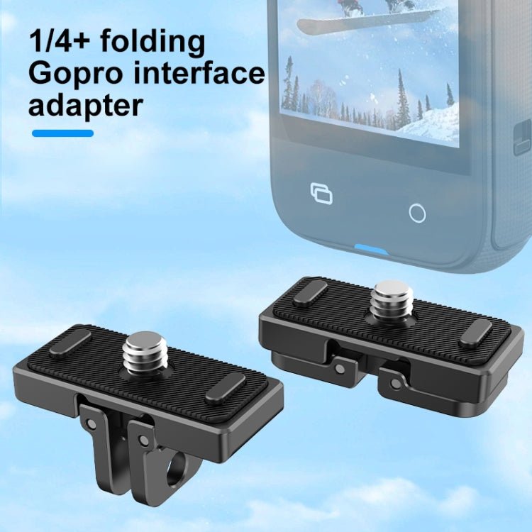 For Insta360 X4 PULUZ Quick Release 1 /4 inch Folding Base, 1 /4 inch Folding Base - ORIWHIZDJI & Insta360 AccessoriesInsta360 X SeriesMounts