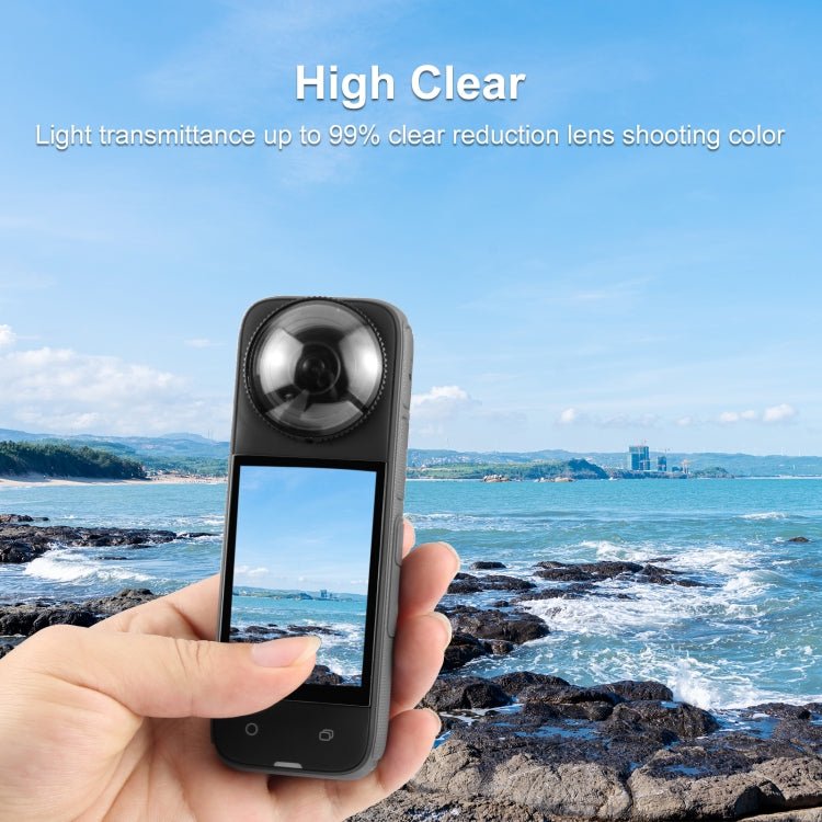 For Insta360 X4 PULUZ Rotation Optical Glass Lens Guard Protective Cover, For Insta360 X4 Glass Lens Guard - ORIWHIZDJI & Insta360 AccessoriesInsta360 X SeriesLen Accessories