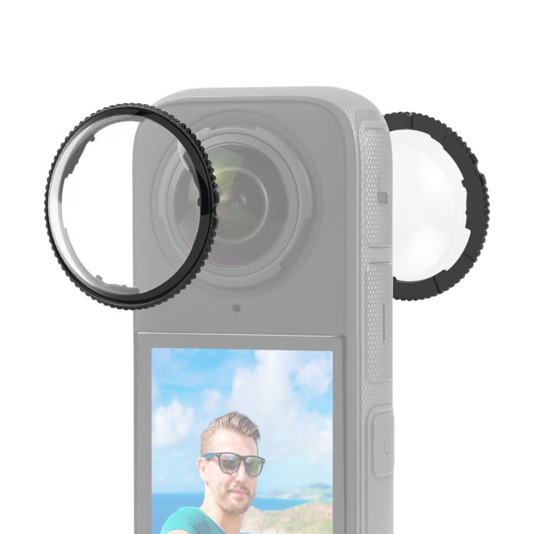 For Insta360 X4 PULUZ Rotation Optical Glass Lens Guard Protective Cover, For Insta360 X4 Glass Lens Guard - ORIWHIZDJI & Insta360 AccessoriesInsta360 X SeriesLen Accessories