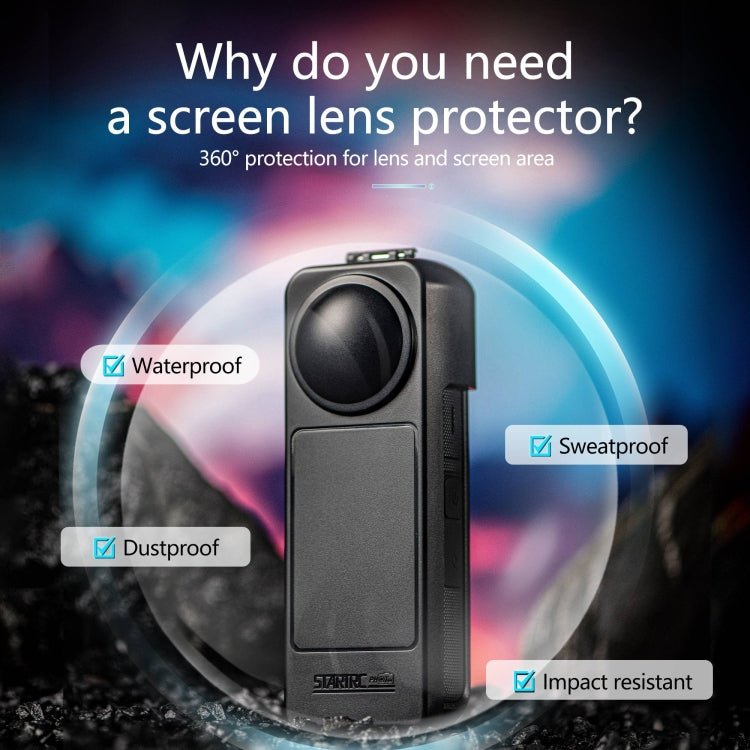 For Insta360 X4 Screen Lens Protective Cover, For Insta360 X4 - ORIWHIZDJI & Insta360 AccessoriesInsta360 X SeriesProtection & Cases