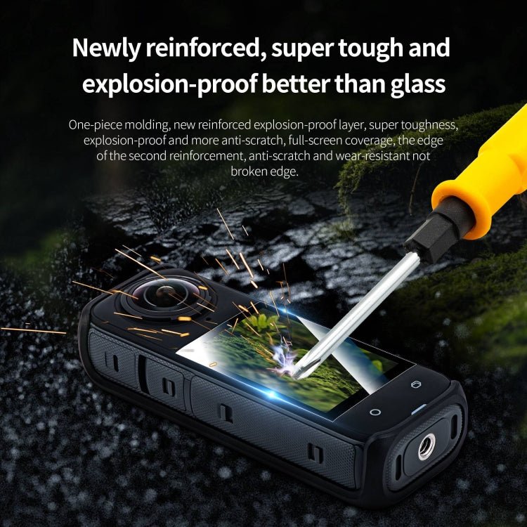 For Insta360 X4 STARTRC 2pcs HD Tempered Glass Film, For Insta360 X4 - ORIWHIZDJI & Insta360 AccessoriesInsta360 X SeriesProtection & Cases