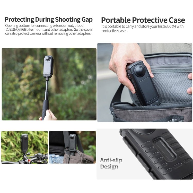 For Insta360 X4 Sunnylife Integrated Lens Screen Protective Cover, Lens Screen Protective Cover - ORIWHIZDJI & Insta360 AccessoriesInsta360 X SeriesProtection & Cases