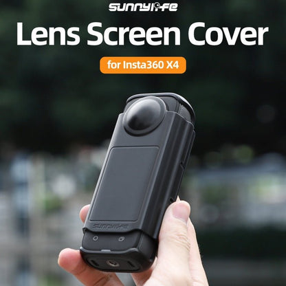 For Insta360 X4 Sunnylife Integrated Lens Screen Protective Cover, Lens Screen Protective Cover - ORIWHIZDJI & Insta360 AccessoriesInsta360 X SeriesProtection & Cases