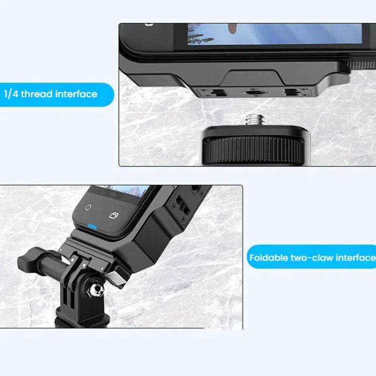 For Insta360 X4 / X3 HEPAIL AC56 Vertical Horizontal Magnetic Metal Bracket, AC56 - ORIWHIZDJI & Insta360 AccessoriesHEPAILInsta360 X Series