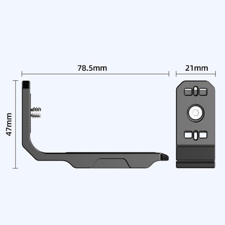For Insta360 X4 / X3 HEPAIL AC56 Vertical Horizontal Magnetic Metal Bracket, AC56 - ORIWHIZDJI & Insta360 AccessoriesHEPAILInsta360 X Series