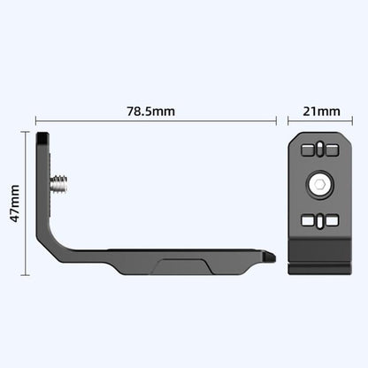 For Insta360 X4 / X3 HEPAIL AC56 Vertical Horizontal Magnetic Metal Bracket, AC56 - ORIWHIZDJI & Insta360 AccessoriesHEPAILInsta360 X Series