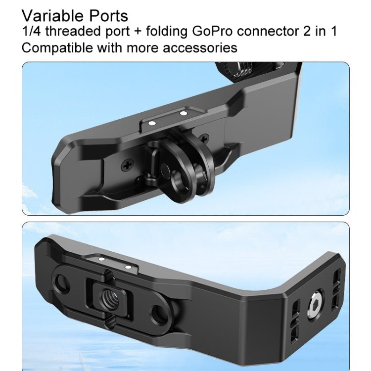 For Insta360 X4 / X3 Hepail Horizontal And Vertical Shooting Quick Release Metal Magnetic Bracket, AC45 - ORIWHIZDJI & Insta360 AccessoriesHepailInsta360 X Series
