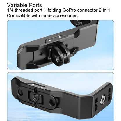 For Insta360 X4 / X3 Hepail Horizontal And Vertical Shooting Quick Release Metal Magnetic Bracket, AC45 - ORIWHIZDJI & Insta360 AccessoriesHepailInsta360 X Series