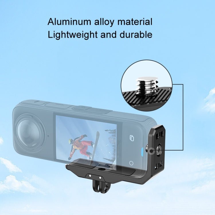 For Insta360 X4 / X3 Hepail Horizontal And Vertical Shooting Quick Release Metal Magnetic Bracket, AC45 - ORIWHIZDJI & Insta360 AccessoriesHepailInsta360 X Series