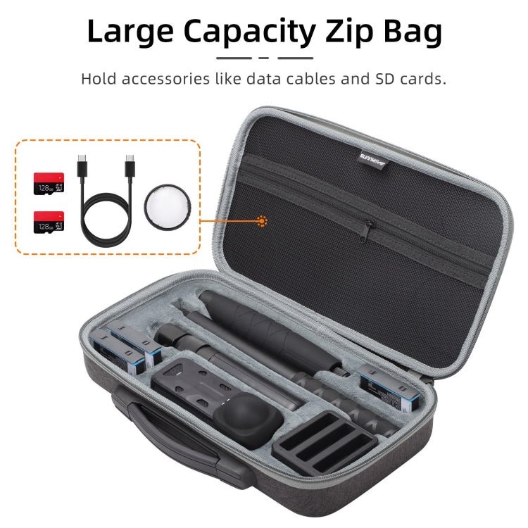 For Insta360 X4 / X5 Sunnylife Carrying Case Handbag, X4 - B812 Mini Camera Bag, X4 - B816 Combo Bag - ORIWHIZDJI & Insta360 AccessoriesInsta360 X SeriesProtection & Cases
