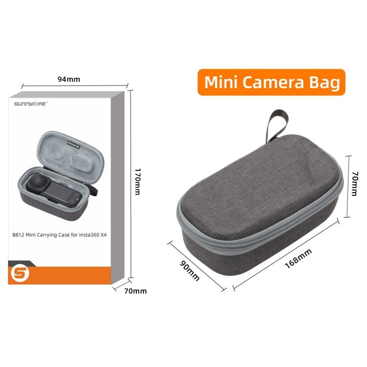 For Insta360 X4 / X5 Sunnylife Carrying Case Handbag, X4 - B812 Mini Camera Bag, X4 - B816 Combo Bag - ORIWHIZDJI & Insta360 AccessoriesInsta360 X SeriesProtection & Cases