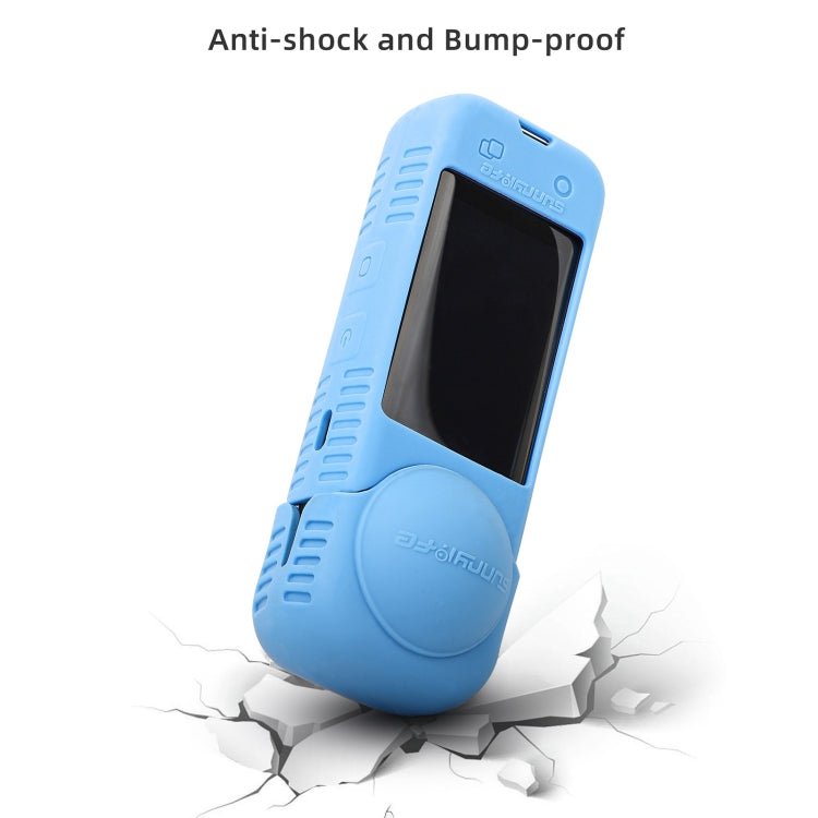 For Insta360 X4 / X5 Sunnylife Silicone Shockproof Case, Lens Cover, Lens Body Cover Kit - ORIWHIZDJI & Insta360 AccessoriesInsta360 X SeriesProtection & Cases