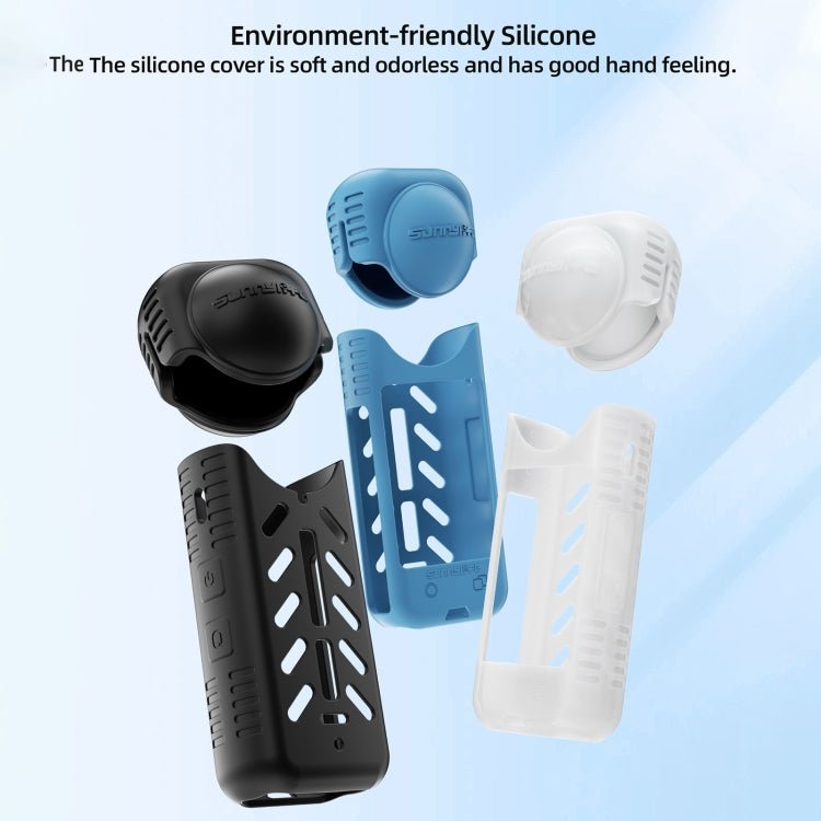 For Insta360 X4 / X5 Sunnylife Silicone Shockproof Case, Lens Cover, Lens Body Cover Kit - ORIWHIZDJI & Insta360 AccessoriesInsta360 X SeriesProtection & Cases