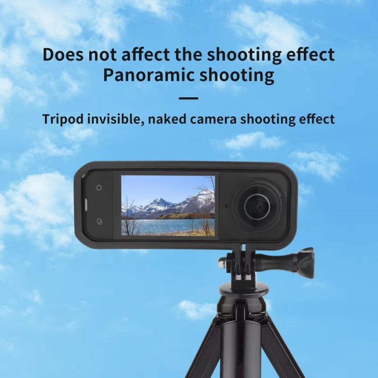 For Insta360 X5 360 Camera CQT Expandable Protective Cage Shockproof Case, Vertical Black, Horizontal Black, Vertical Orange, Horizontal Orange - ORIWHIZCQTDJI & Insta360 AccessoriesInsta360 X Series