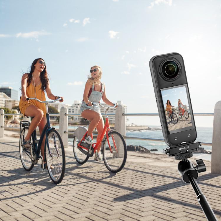For Insta360 X5 / Ace Pro / Pro 2 PULUZ Aviation Aluminum Quick Release Base Adapter Bracket, Aluminum Quick Release Base - ORIWHIZDJI & Insta360 AccessoriesInsta360 X SeriesMounts