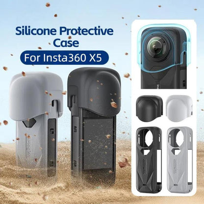 For Insta360 X5 Action Camera Protective Accessories, aMagisn Body Case+Lens Cap Black, aMagisn Body Case+Lens Cap Gray, aMagisn Body Case Black, aMagisn Body Case Gray - ORIWHIZaMagisnDJI & Insta360 AccessoriesInsta360 X Series