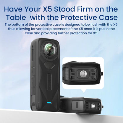 For Insta360 X5 Action Camera Protective Accessories, aMagisn Body Case+Lens Cap Black, aMagisn Body Case+Lens Cap Gray, aMagisn Body Case Black, aMagisn Body Case Gray - ORIWHIZaMagisnDJI & Insta360 AccessoriesInsta360 X Series