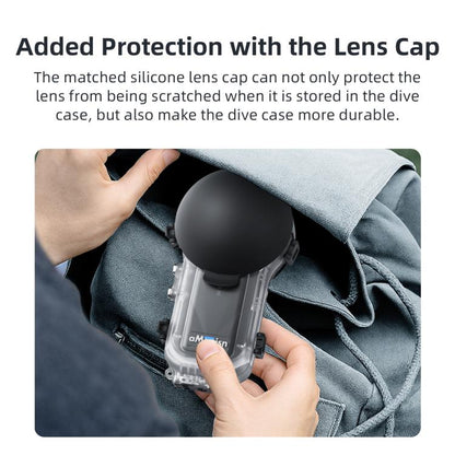 For Insta360 X5 AMagisn 60m/196ft Diving Case Quick - Release Full Invisible Waterproof Underwater Housing - ORIWHIZaMagisnDJI & Insta360 AccessoriesInsta360 X Series