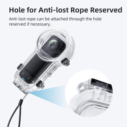 For Insta360 X5 AMagisn 60m/196ft Diving Case Quick - Release Full Invisible Waterproof Underwater Housing - ORIWHIZaMagisnDJI & Insta360 AccessoriesInsta360 X Series