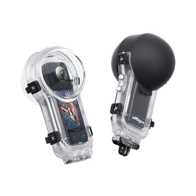 For Insta360 X5 AMagisn 60m/196ft Diving Case Quick - Release Full Invisible Waterproof Underwater Housing - ORIWHIZaMagisnDJI & Insta360 AccessoriesInsta360 X Series