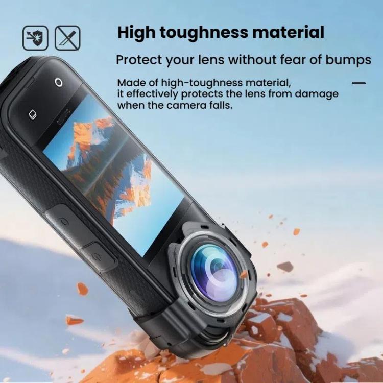 For Insta360 X5 Anti - Fog Snap - On Lens Protector Durable Glass Cover, Lens Protector - ORIWHIZDJI & Insta360 AccessoriesInsta360 X SeriesProtection & Cases
