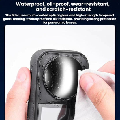 For Insta360 X5 BRDRC Action Camera Protective Filter Glass Neutral Density Filter, ND16, ND32, ND64 - ORIWHIZBRDRCDJI & Insta360 AccessoriesInsta360 X Series