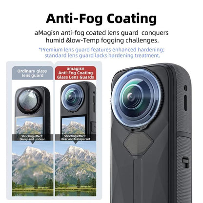 For Insta360 X5 Camera aMagisn Lens Guard Protector Detachable Anti - Scratch Glass Cover, Standard Edition - ORIWHIZaMagisnDJI & Insta360 AccessoriesInsta360 X Series