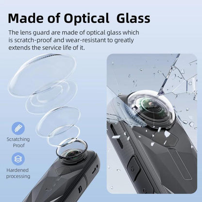 For Insta360 X5 Camera aMagisn Lens Guard Protector Detachable Anti - Scratch Glass Cover, Standard Edition - ORIWHIZaMagisnDJI & Insta360 AccessoriesInsta360 X Series